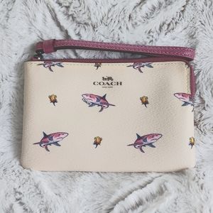 Coach Wristlet with Sharks